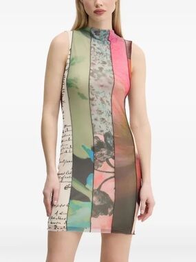 Desigual Panel Mini Dress